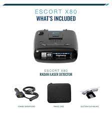 Buy super suction windshield suction cup mount for escort passport x70 x80 s55 8500x50 8500 9500ix 9500 s55 solo s2 s3 sti and. Escort X80 Connected Laser Radar Detector W Live Streaming Alerts From The Cobra Escort Driver Network 0100018 4 Walmart Com Walmart Com