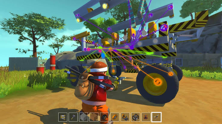 Игровой процесс Scrap Mechanic