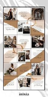 Instagram Puzzle Template For Canva Instagram Template Etsy Instagram Feed Layout Instagram Grid Design Instagram Template