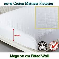 Cozy Up To The Comfort And Softness Of This Natural Mattress Protector Made From 100 Cotton Bed Beds Waterproof Mattress Mattress Protector Cotton Mattress