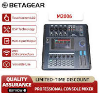 Betagear MD200 콘솔 믹서 전문 무대 공연, DJ 믹서 링크 PC, 와이파이 또는 USB 디지털 믹서 - AliExpress  44
