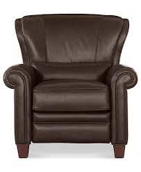 macy s furniture leather recliners clyde leather recliner chair 35 w x 40 d x 38 h furniture m leather recliner chair recliner chair living room leather
