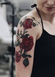120 Meaningful Rose Tattoo Designs Cuded Sleeve Tattoos Rose Shoulder Tattoo Tattoo Sleeve Designs