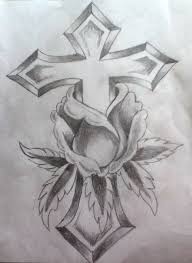 This will form the base or central upright stake of the cross. Cross Drawing By Melissa243 On Deviantart