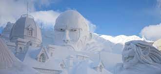 From the top of the tower, the festival spans beneath in glittering lights and white. What You Need To Know About The Sapporo Snow Festival Wanderluxe