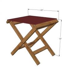 Folding Camp Stools Diy Stool Diy Woodworking Woodworking Projects