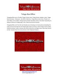 Telugu Box Office By Telugu Box Office Issuu Tollywood 1999 to 2019 top box office collections telugu movies list #teluguboxofficecollections. issuu