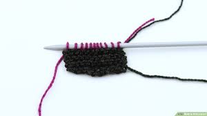 I use an i hook and a worsted weight acrylic yarn. How To Knit A Scarf 12 Steps With Pictures Wikihow