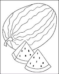 Watermelon Coloring Pictures Coloring Pictures Color Coloring Pages For Kids