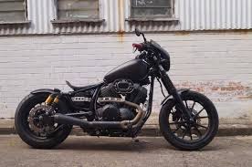 Vance & hines competitive exhaust for star bolt install by low and mean. Yamaha Bolt 950 Bobber Dark Magic By Smoked Garage Yamaha Bolt Yamaha Bolt Custom Harley Davidson Street 500