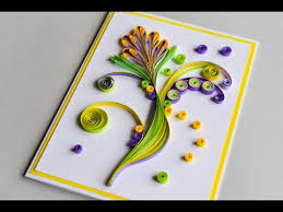 Art & craft tutorials by handiworks. Quill Paper How To Make Quilling Greeting Card Musicmall