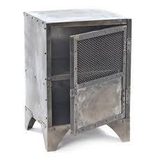 Vintage Industrial Steel Shoe Locker End Table Vintage Industrial Furniture Metal Lockers Furniture