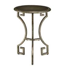 Home Decorators Collection Greek Small Key Table In Silver 0147900250 At The Home Living Room Accent Tables Home Decorators Collection Contemporary Home Decor