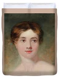 Portrait Of A Woman By Frederick Thomas Lines Zip Pouch