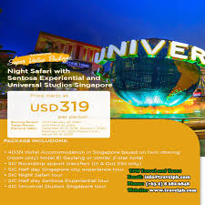 Night Safari W Sentosa Experiential Universal Studios Singapore Universal Studios Singapore Universal Studios Singapore Travel