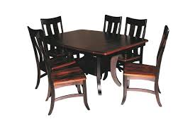 Amish dining tables are available in many styles and types to suit your dining room needs. Sierra Dining Table Set Quick Ship From Dutchcrafters Amish
