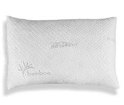 Hypoallergenic Bamboo Pillow Shredded Memory Foam With Kool Flow Micro Vented Bamboo Cover Hypoallergenic And Dust Bamboo Pillow Pillows Memory Foam Pillow