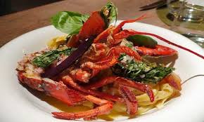 Menu Homard En 4 Services Au Restaurant Mes Amis A La Panne