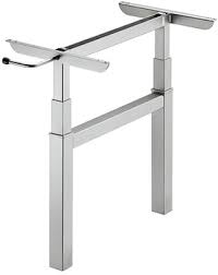 pietement de levage a deux colonnes en acier table escamotable acier table