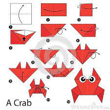 Instrucciones Paso A Paso Como Hacer Papiroflexia Un Cangrejo Origami Facil Para Ninos Origami Facil Instrucciones De Origami Gato de origami paso a paso. instrucciones paso a paso como hacer