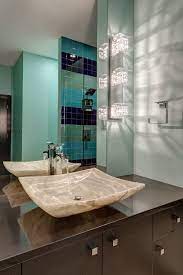 Fabulous Friday George Kovacs Jewel Box Lights Online Blog Glamorous With George Kovacs Bathroom Indoor Outdoor Lighting Bathroom Design Contemporary Bathroom