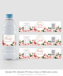 All downloads are professionally designed in neutral colors to match most baby shower themes. Violeta On Twitter Pink Roses Water Bottle Label Template Printable Blush Floral Bottle Label Edit Yourself Baby Shower Label Instant Download Bprs34 Https T Co 6ygvcqec94 Papergoods Tag Pink Babyshower Gold Printablewater Printablebottle