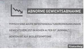 Doktorweigl Erklart Abnorme Gewichtsabnahme Ungewollter Gewichtsverlust Bis Hin Zu Kachexie
