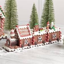 Raz 16 Lighted Claydough Gingerbread Train Christmas Figure 3616366 Avec Images Train De Noel Decoration Noel Maison De Noel