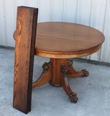 1900 10 Marked Newark Ohio Oak Clawfoot Lion Head Dining Room Table Dining Room Table Antique Table Clawfoot