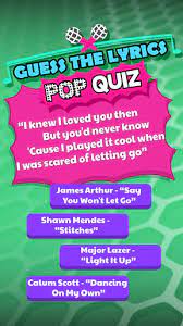 Alia hoyt | apr 16, 2021 question of 10 please copy/paste the following text to properly cite this howstuffworks.com article: Updated Guess The Lyrics Pop Quiz Android App Download 2021