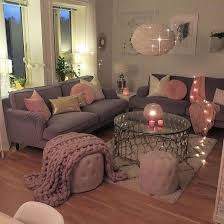 Look at these dark grey and white living room. Brown Grey Pink Living Room Ideas Decoomo