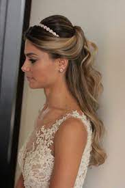 Wedding Makeup Novia Wedding Makeup Weddingmakeup Frisur Frisur Frisur Frisur Frisur Wedding Hair Headband Wedding Hair Down Bridal Hair Half Up