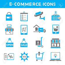 All icons available in svg format. E Commerce Icons Blue Theme Icons Royalty Free Cliparts Vectors And Stock Illustration Image 25396805