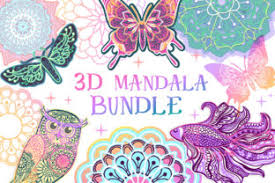 Download 3d Mandala Bundle Graphic By Tatiana Cociorva Creative Fabrica