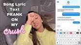 One fun option is texting lyrics while the other person tries to continue a conversation. Song Lyric Text Prank On My Best Friend This Was A Mistake Youtube