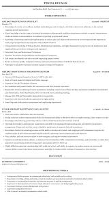 aircraft maintenance resume sample