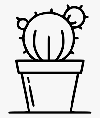 Succulents cactaceae saguaro clip art succulent border. Disegni Cactus Da Colorare Black And White Cactus Clip Art Free Free Transparent Clipart Clipartkey