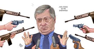 Resultado de imagem para ministro da justiça e o rio charg