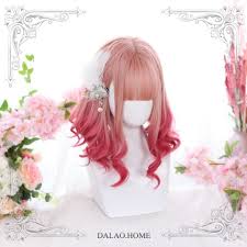 Short haircut for thick asian hair. Pink Lolita Wig Short Harajuku Wig Japanese Short Hair Roman Roll Wig Curly Hair Anime Cosplay Wig Heat Resistant Synthetic Wigs Buy Cheap In An Online Store With Delivery Price Comparison