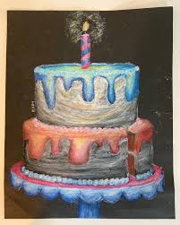 Maybe you would like to learn more about one of these? New Project Oil Pastel Cake Drawings Ms Lawson S Art 7 Class Website