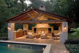 10 Fantastic Pool House Decorating Ideas On A Budget Homedecorideas Homedesign Homedecoration Backyard Patio Designs Patio Design Backyard Pavilion