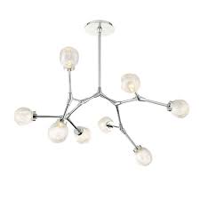 Modern Forms Catalyst 8 Light Led Sputnik Modern Linear Chandelier Reviews Wayfair