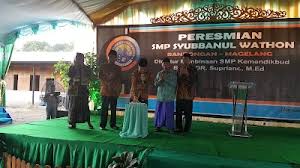 Maybe you would like to learn more about one of these? Smp Syubbanul Wathon Bandongan Central Java