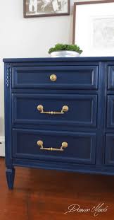 Painted Dresser Blue And Gold Blue Painted Dresser Gold Dresser Blue Furniture