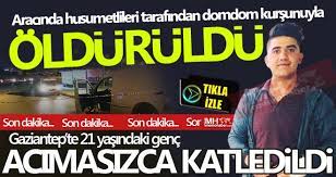 Gaziantep'te evine yemeğe çağırdığı arkadaşını öldürdü. Gaziantep Te Aracinda Silahli Saldiriya Ugrayan Genc Oldu Asayis Haberleri