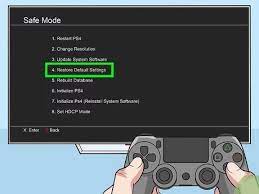 Find out how to 'factory reset' your playstation® console using safe mode options 6 and 7. How To Factory Reset The Playstation 4 9 Steps With Pictures
