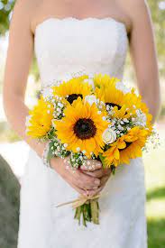 Simply drop in a vase and you have. Bold Colorful Wedding Bouquets Yellow Wedding Bouquet Sunflower Wedding Bouquet Colorful Wedding Bouquet