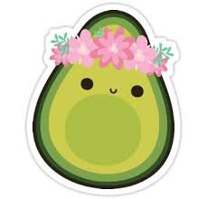 Pin By Himaavarshini Nandakumar On Anime Korea Cute Avocado Art Cute Avocado Cute Stickers