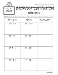 A Great Way For Students To Practice Their Subtraction Rounding And Estimation Skills Students Estimate The Sum Estimate Sums Practices Worksheets Estimation