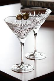 Waterford Crystal Lismore Diamond Martini Pair Crystal Glassware Waterford Crystal Crystal Stemware